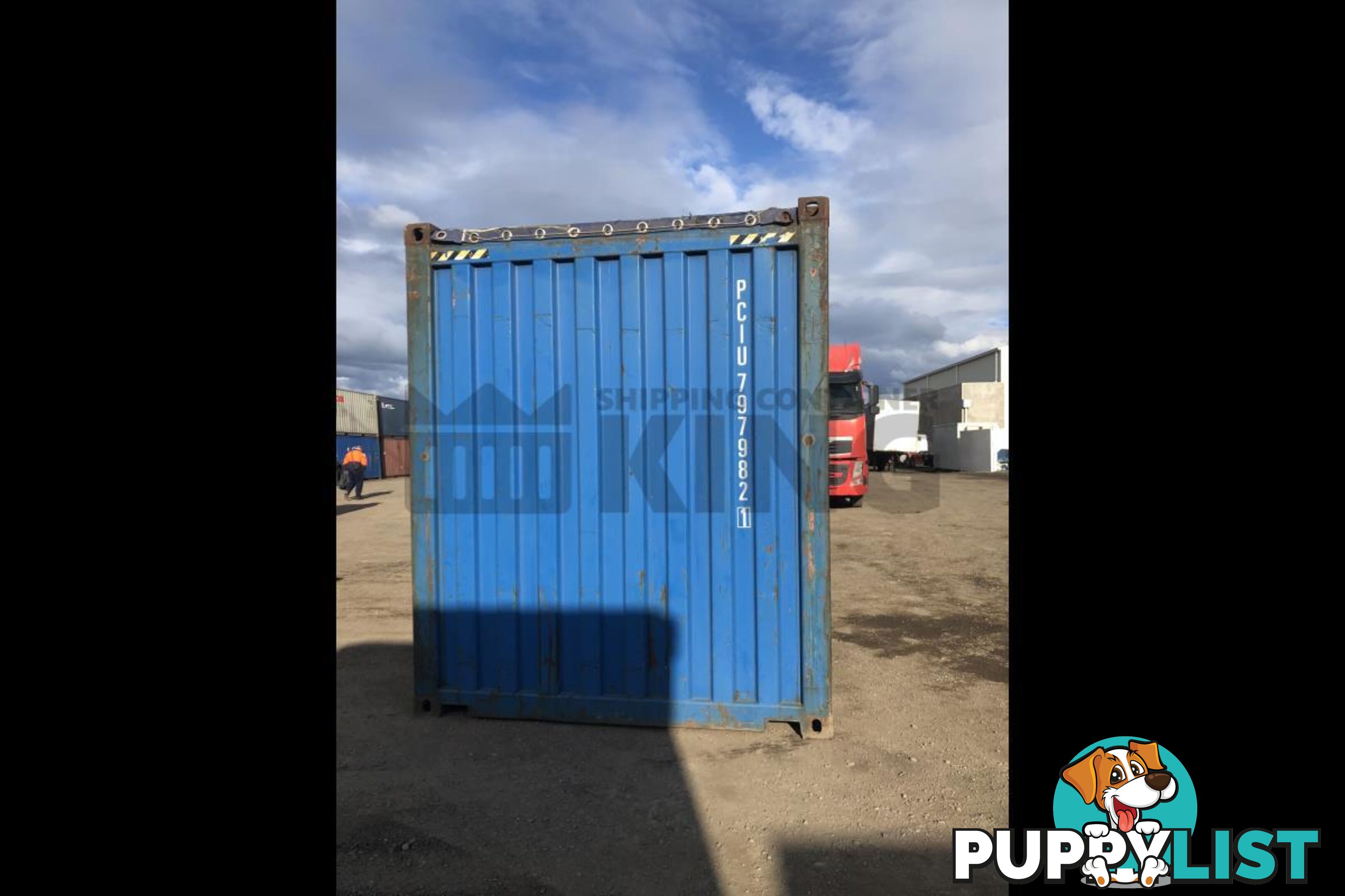 20' HIGH CUBE OPEN TOP SHIPPING CONTAINER (TARP AND BOWS)