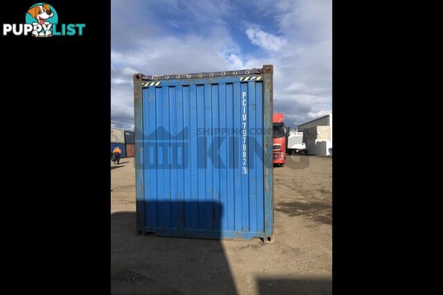 20' HIGH CUBE OPEN TOP SHIPPING CONTAINER (TARP AND BOWS)