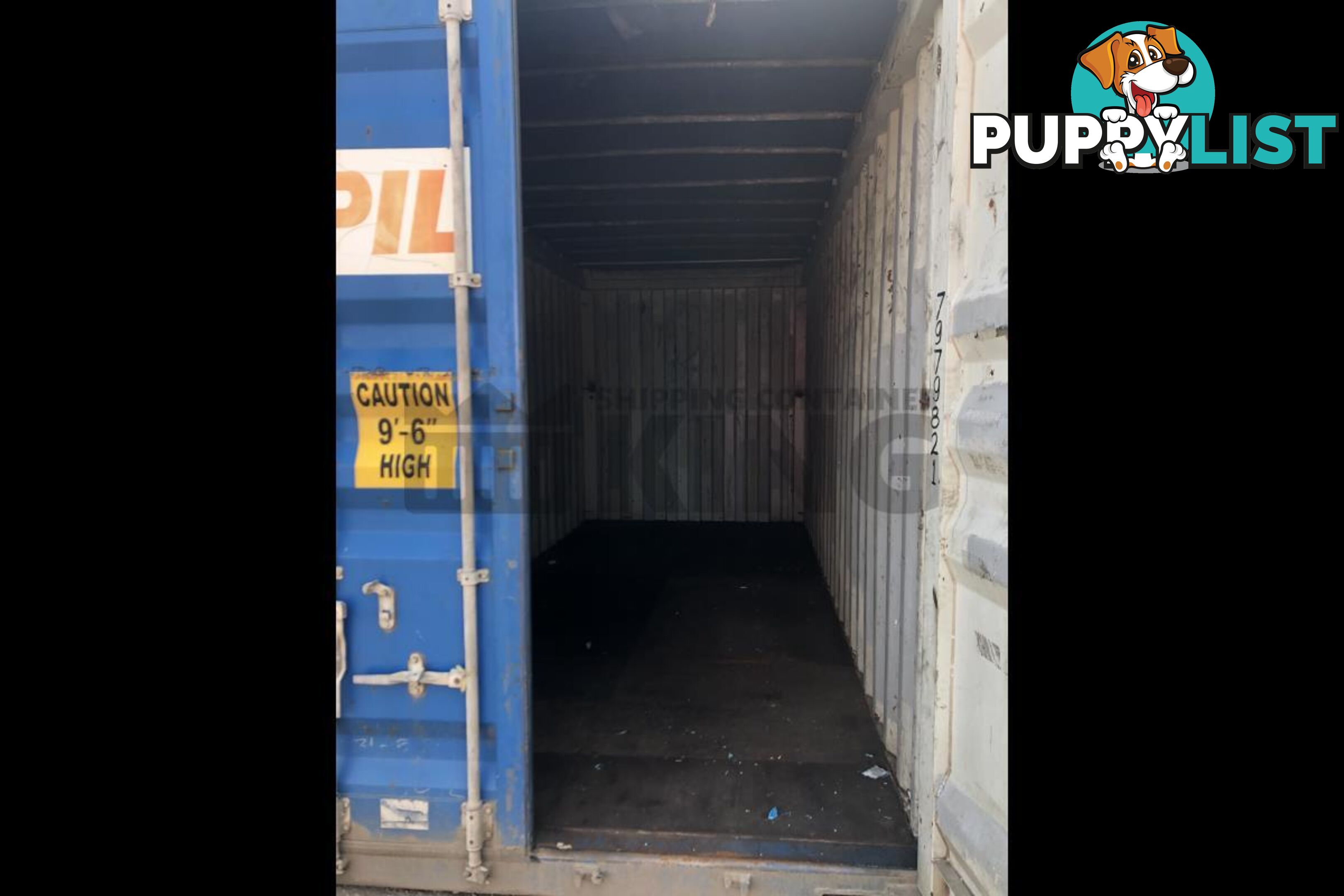 20' HIGH CUBE OPEN TOP SHIPPING CONTAINER (TARP AND BOWS)