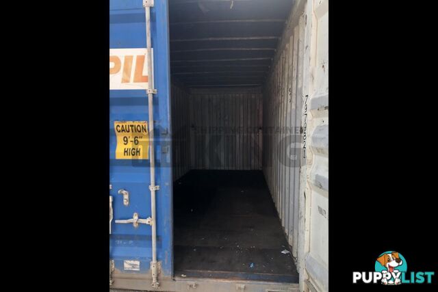 20' HIGH CUBE OPEN TOP SHIPPING CONTAINER (TARP AND BOWS)