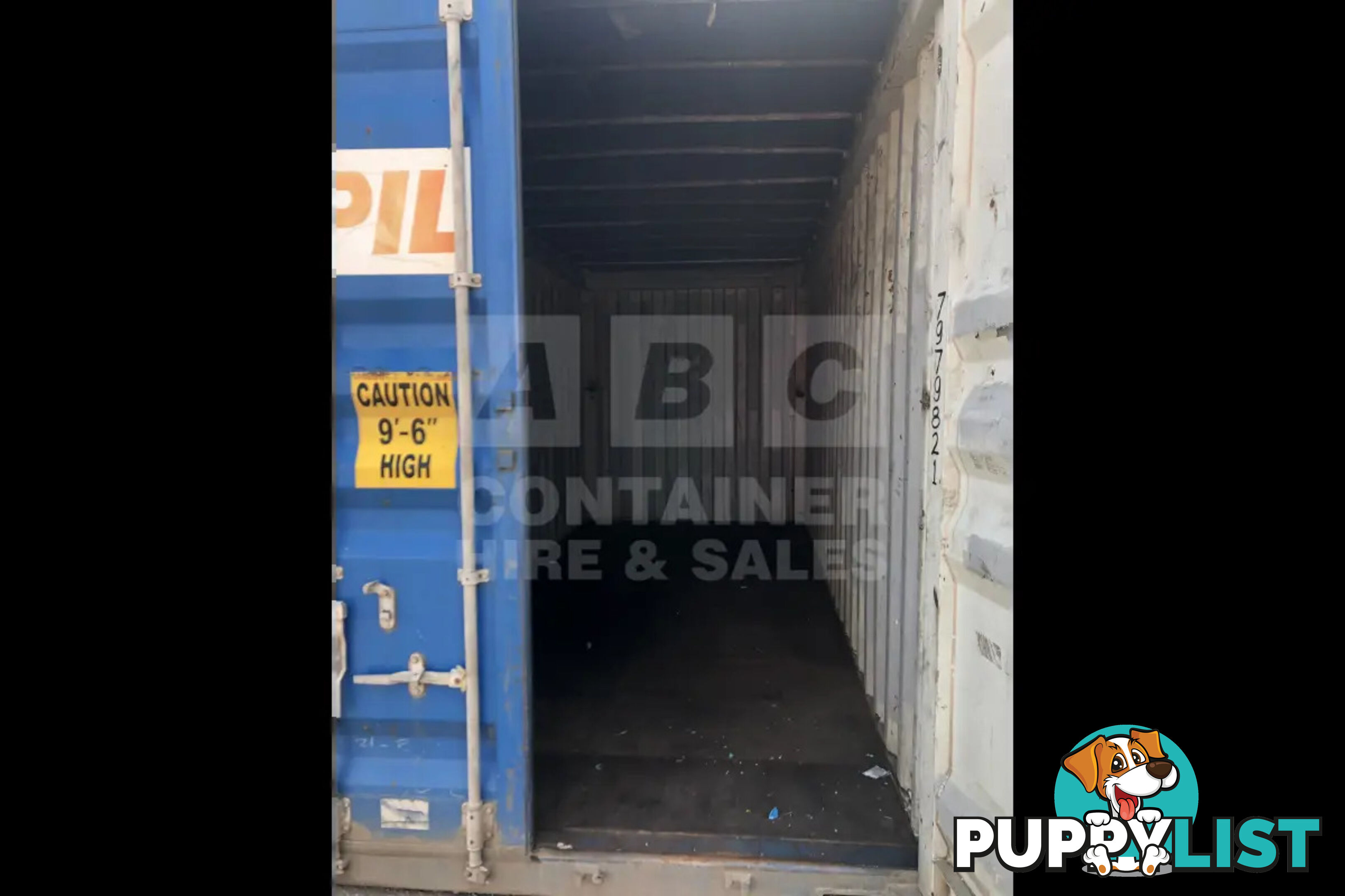 20' HIGH CUBE OPEN TOP SHIPPING CONTAINER (TARP AND BOWS)