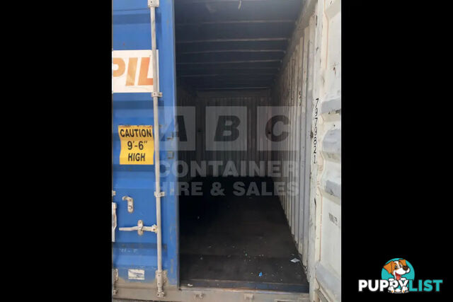 20' HIGH CUBE OPEN TOP SHIPPING CONTAINER (TARP AND BOWS)