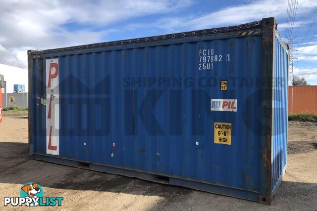 20' HIGH CUBE OPEN TOP SHIPPING CONTAINER (TARP AND BOWS)
