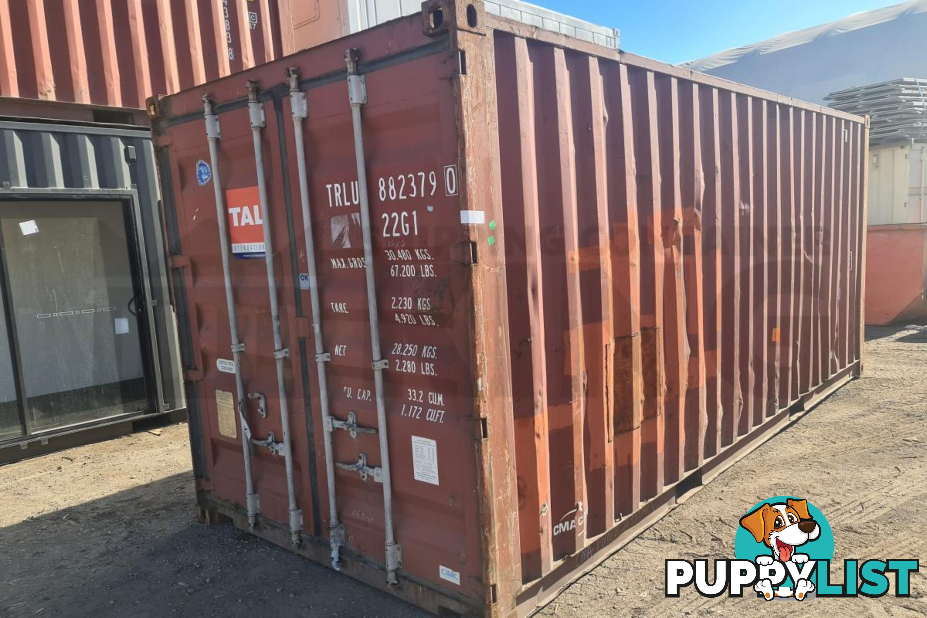 20' STANDARD HEIGHT SHIPPING CONTAINER - in Brisbane