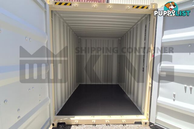 20' HIGH CUBE SHIPPING CONTAINER (2 X 10' HIGH CUBE SHIPPING CONTAINERS LOCKED TOGETHER)