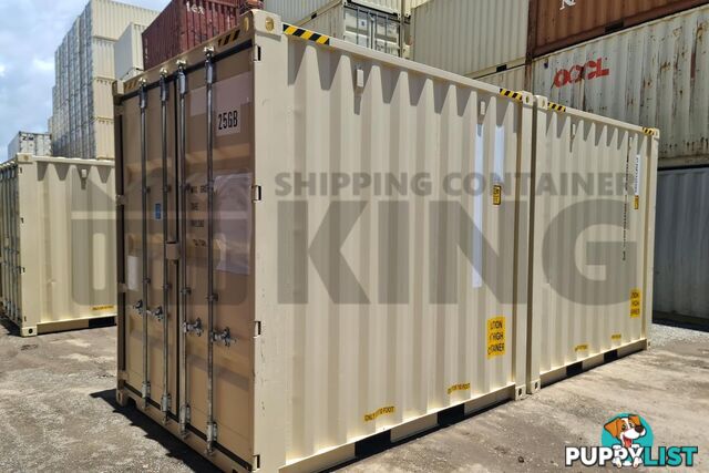 20' HIGH CUBE SHIPPING CONTAINER (2 X 10' HIGH CUBE SHIPPING CONTAINERS LOCKED TOGETHER)