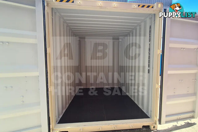 20' HIGH CUBE SHIPPING CONTAINER (2 X 10' HIGH CUBE SHIPPING CONTAINERS LOCKED TOGETHER)