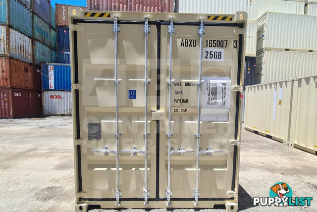 20' HIGH CUBE SHIPPING CONTAINER (2 X 10' HIGH CUBE SHIPPING CONTAINERS LOCKED TOGETHER)