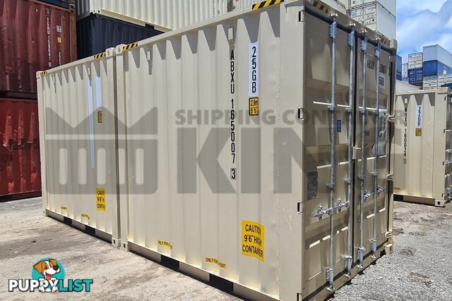 20' HIGH CUBE SHIPPING CONTAINER (2 X 10' HIGH CUBE SHIPPING CONTAINERS LOCKED TOGETHER)