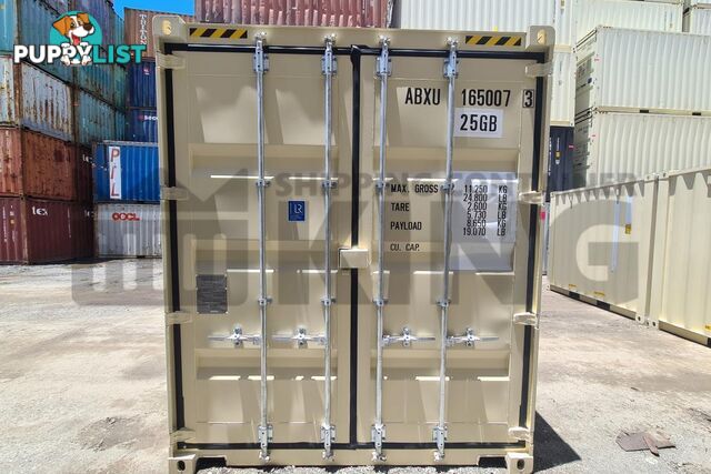 20' HIGH CUBE SHIPPING CONTAINER (2 X 10' HIGH CUBE SHIPPING CONTAINERS LOCKED TOGETHER)