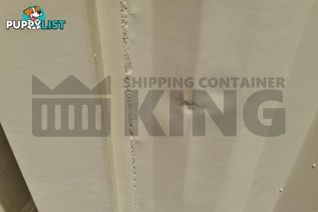20' HIGH CUBE SHIPPING CONTAINER (2 X 10' HIGH CUBE SHIPPING CONTAINERS LOCKED TOGETHER)