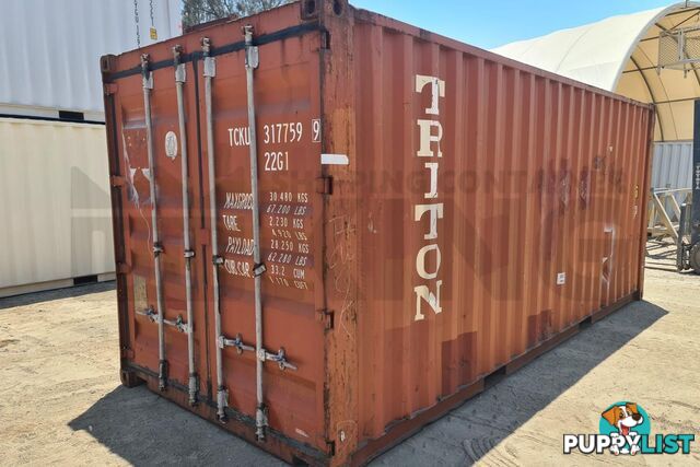 20' STANDARD HEIGHT SHIPPING CONTAINER - in Brisbane