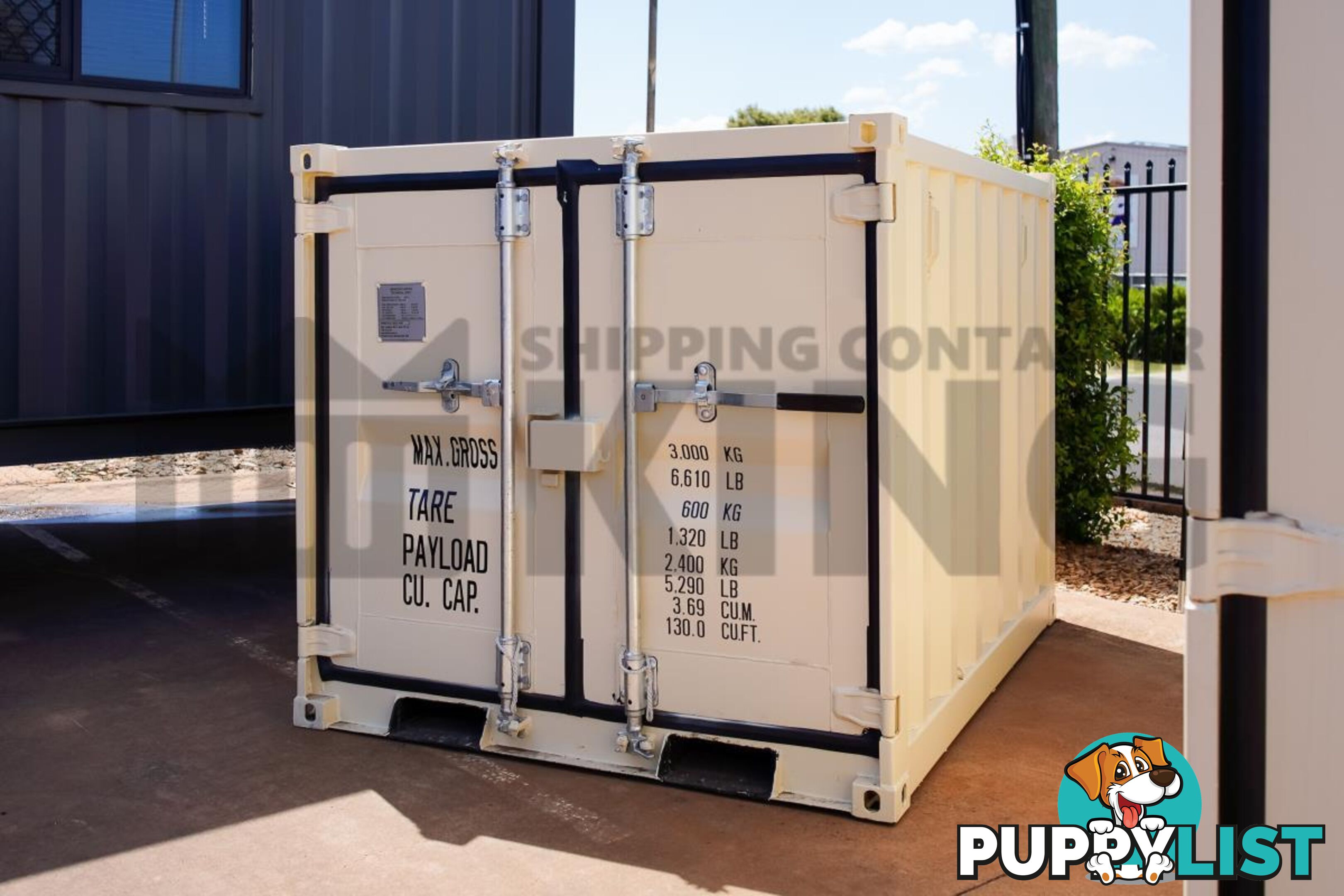6' MINI CUBE SHIPPING CONTAINER