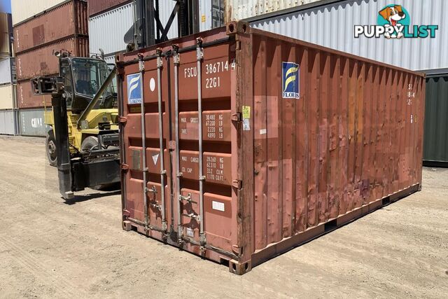 20' STANDARD HEIGHT SHIPPING CONTAINER - in Brisbane