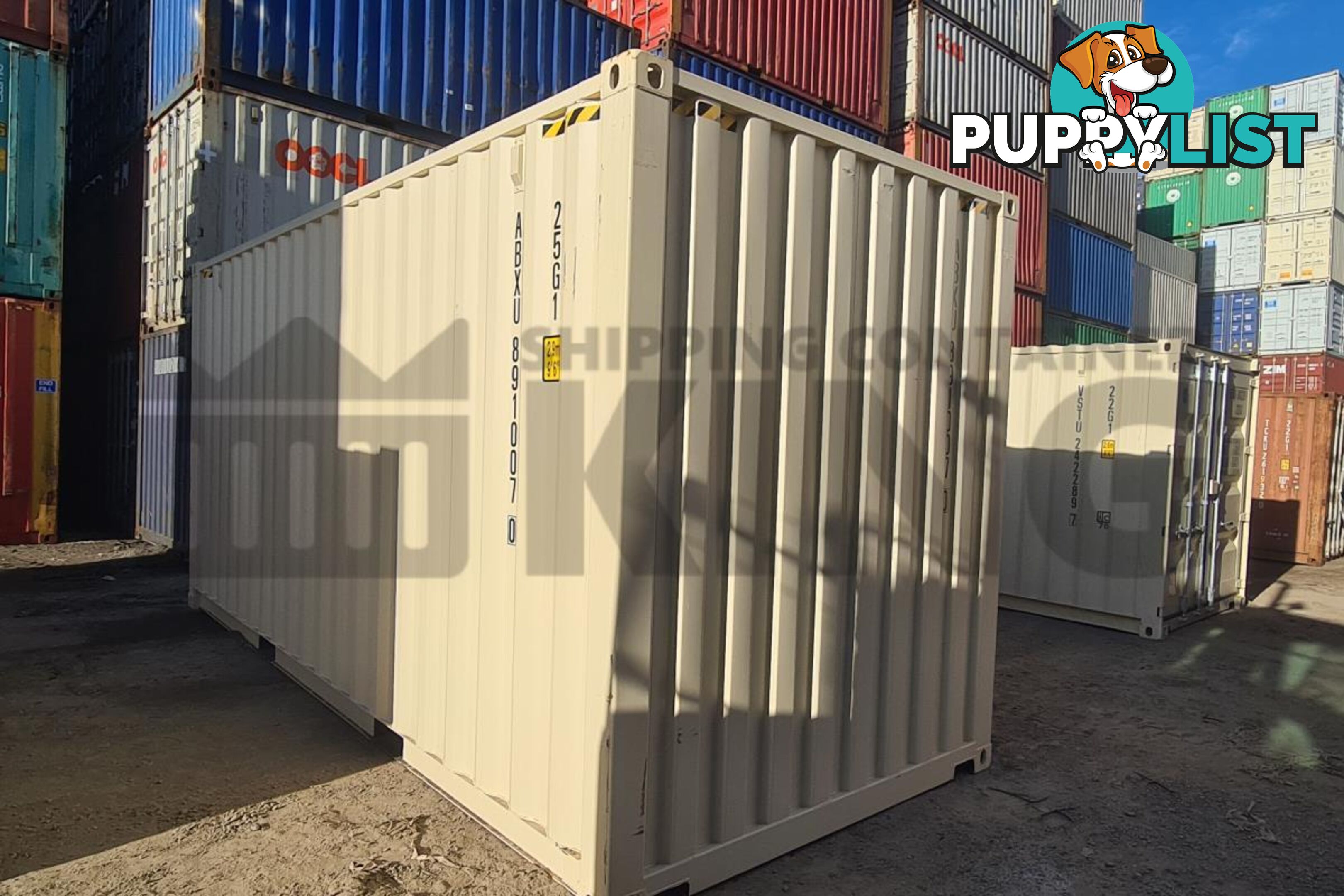 20' HIGH CUBE SHIPPING CONTAINER (STEEL FLOOR)