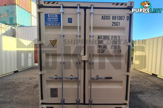 20' HIGH CUBE SHIPPING CONTAINER (STEEL FLOOR)