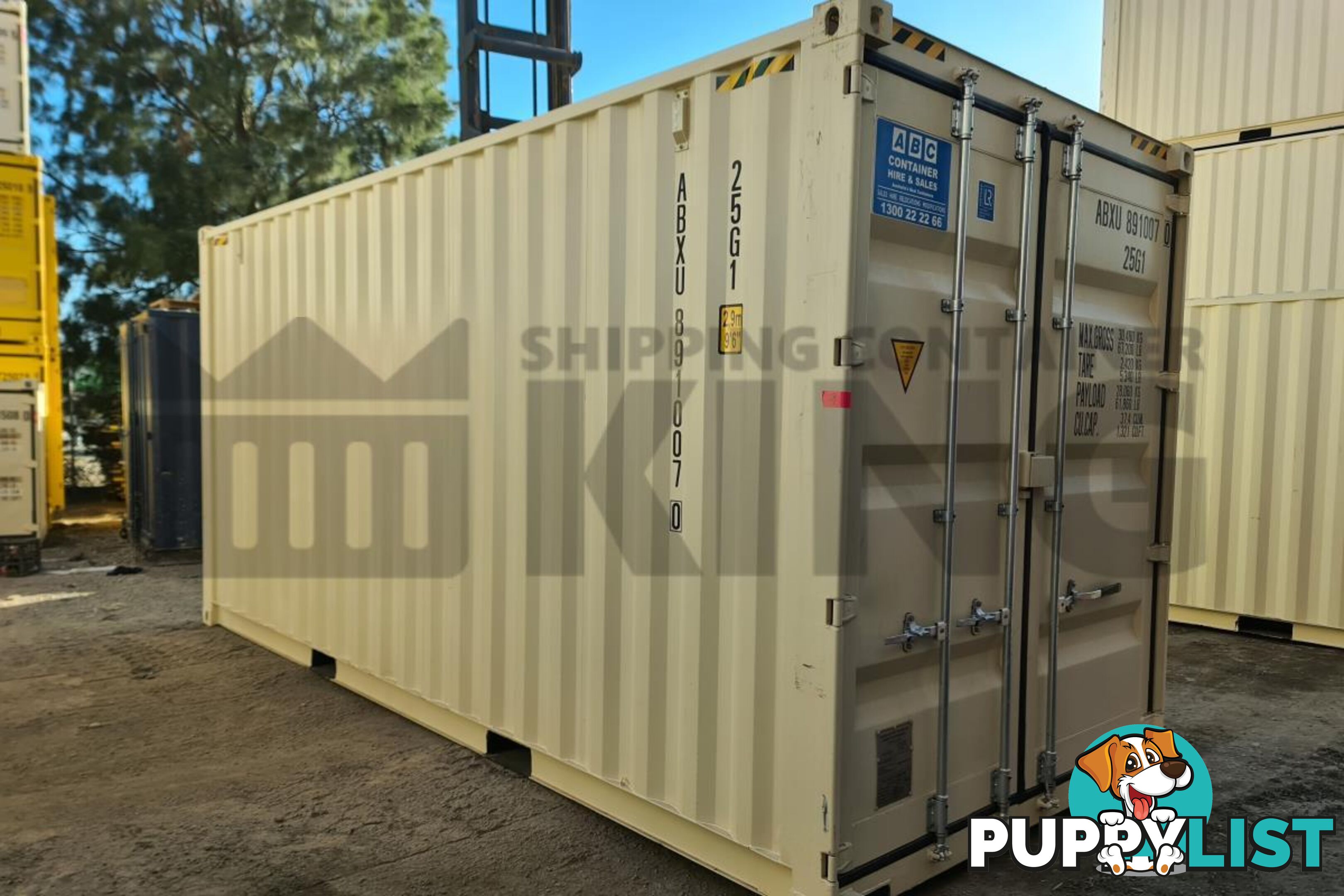 20' HIGH CUBE SHIPPING CONTAINER (STEEL FLOOR)