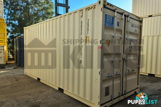20' HIGH CUBE SHIPPING CONTAINER (STEEL FLOOR)