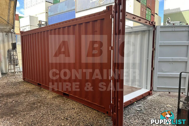 20' STANDARD HEIGHT OPEN TOP SHIPPING CONTAINER (TARP AND BOWS)