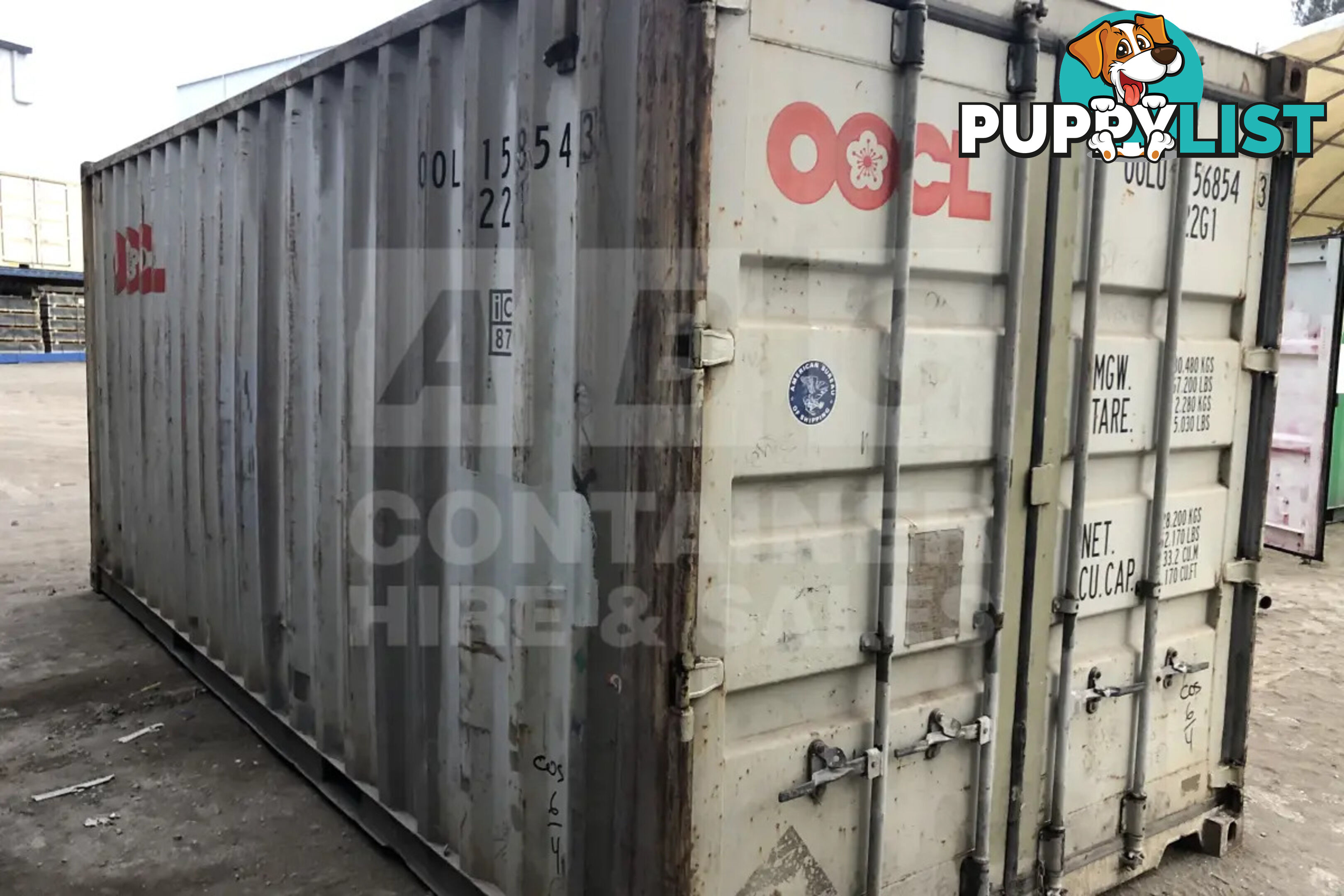 20' STANDARD HEIGHT SHIPPING CONTAINER