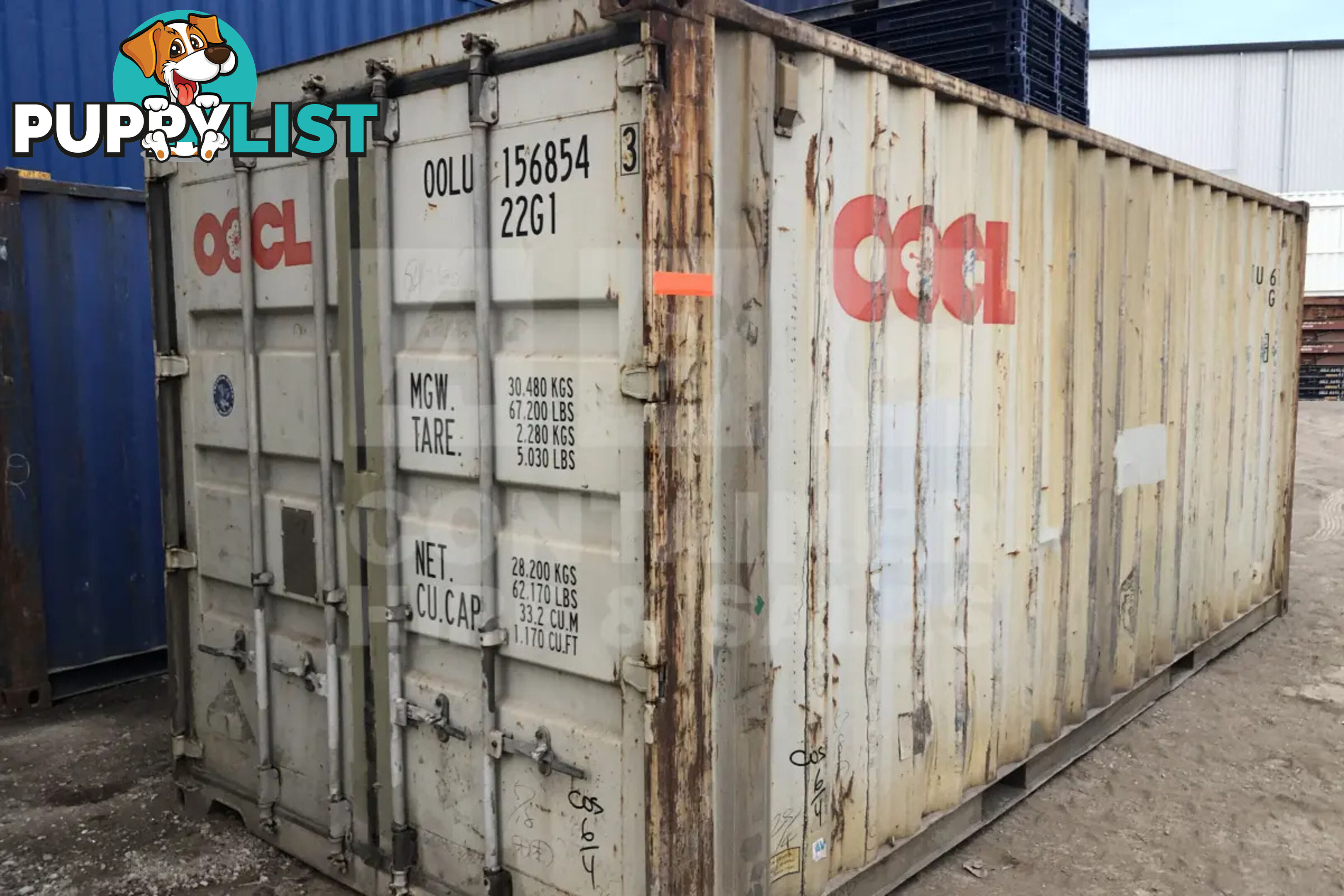 20' STANDARD HEIGHT SHIPPING CONTAINER