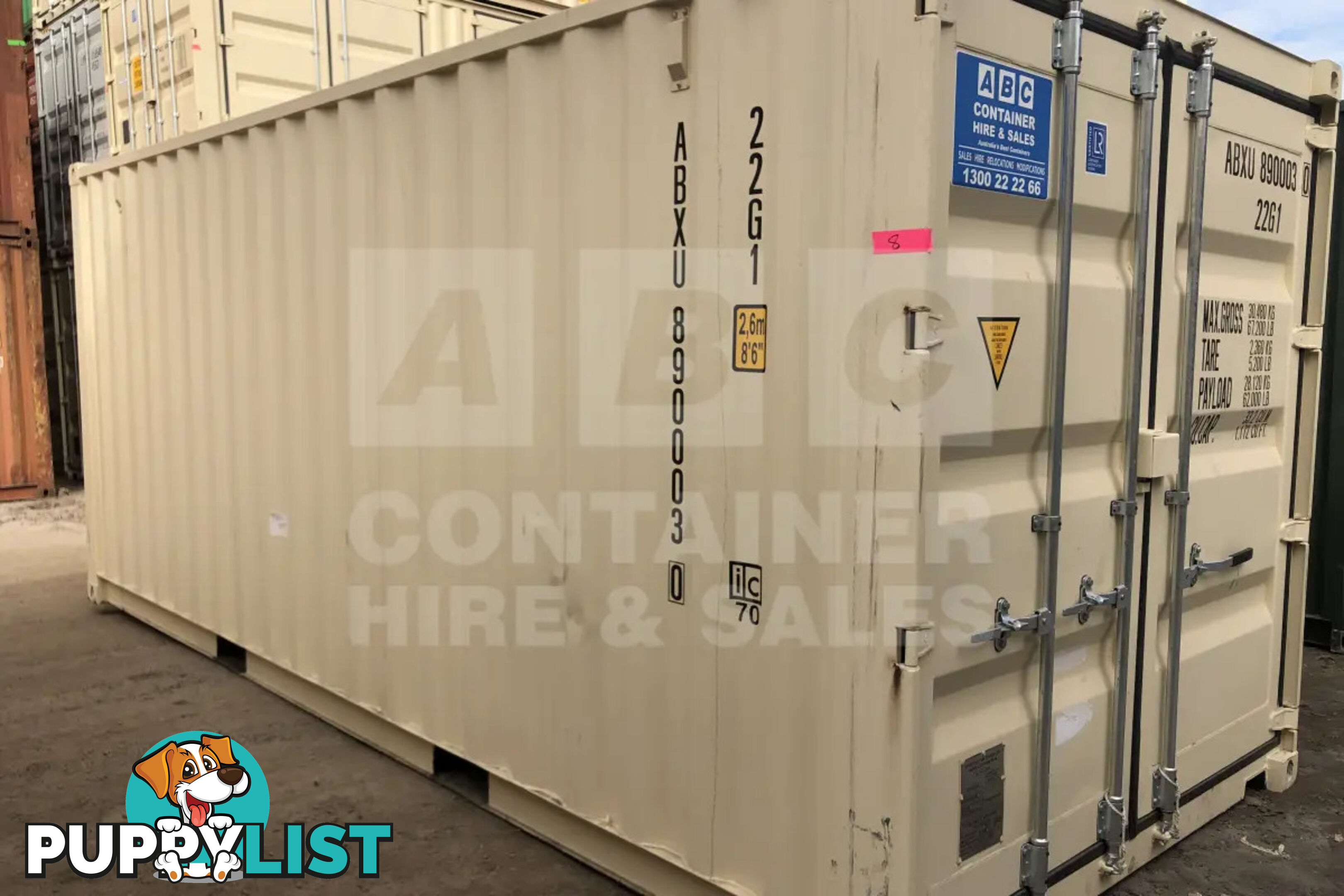 20' STANDARD HEIGHT SHIPPING CONTAINER (STEEL FLOOR)
