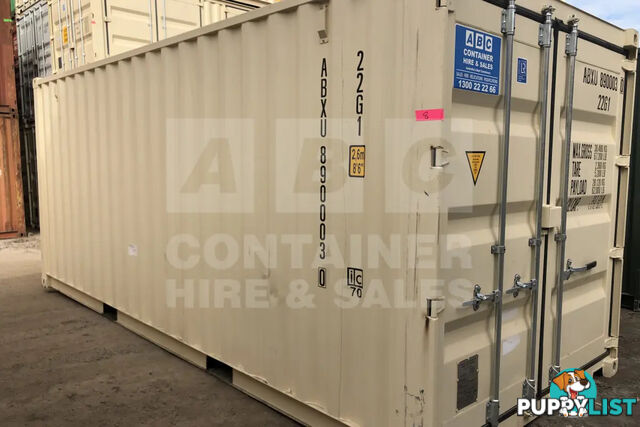 20' STANDARD HEIGHT SHIPPING CONTAINER (STEEL FLOOR)