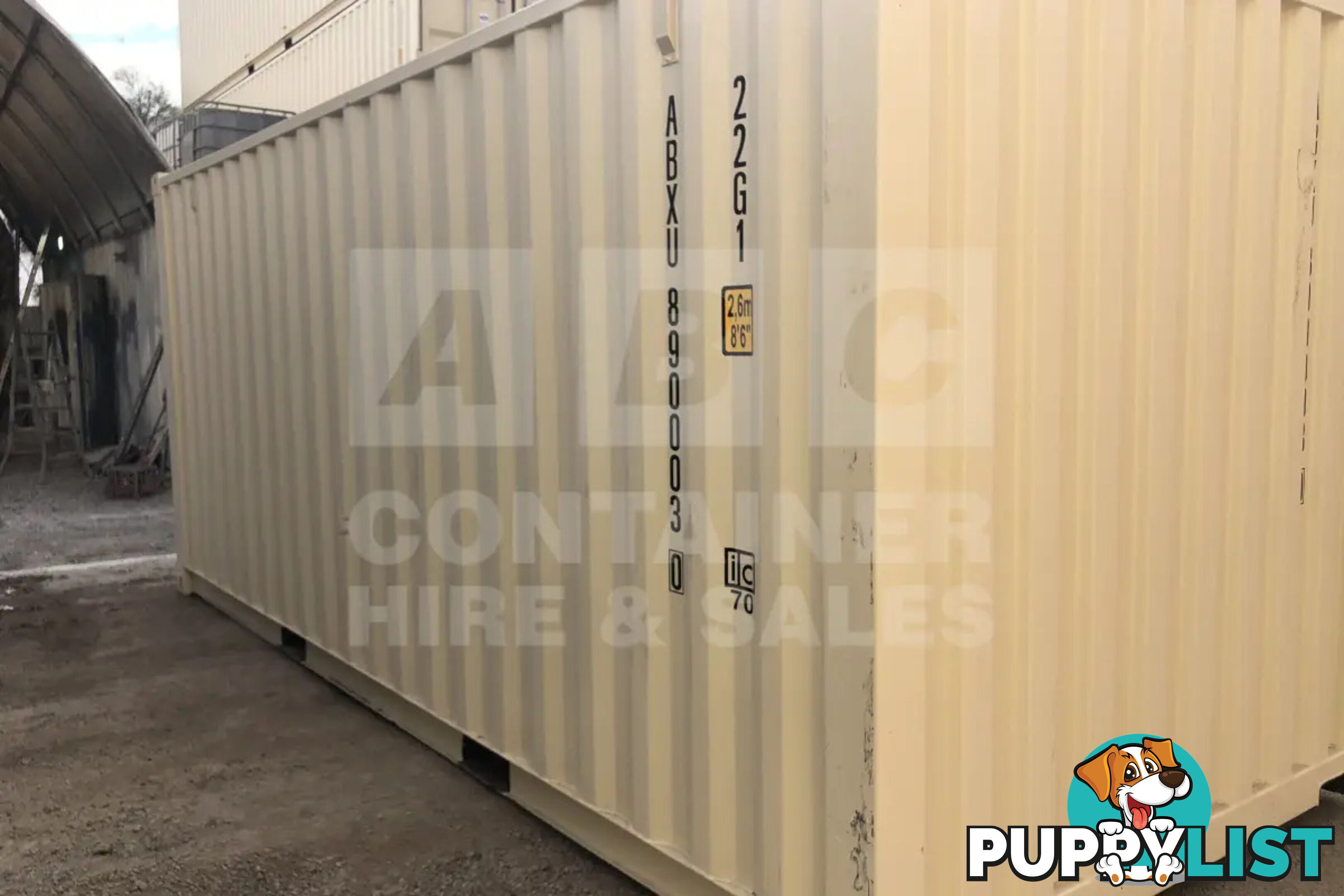 20' STANDARD HEIGHT SHIPPING CONTAINER (STEEL FLOOR)