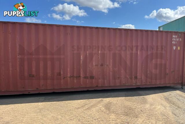 40' HIGH CUBE SHIPPING CONTAINER - in Rockhampton