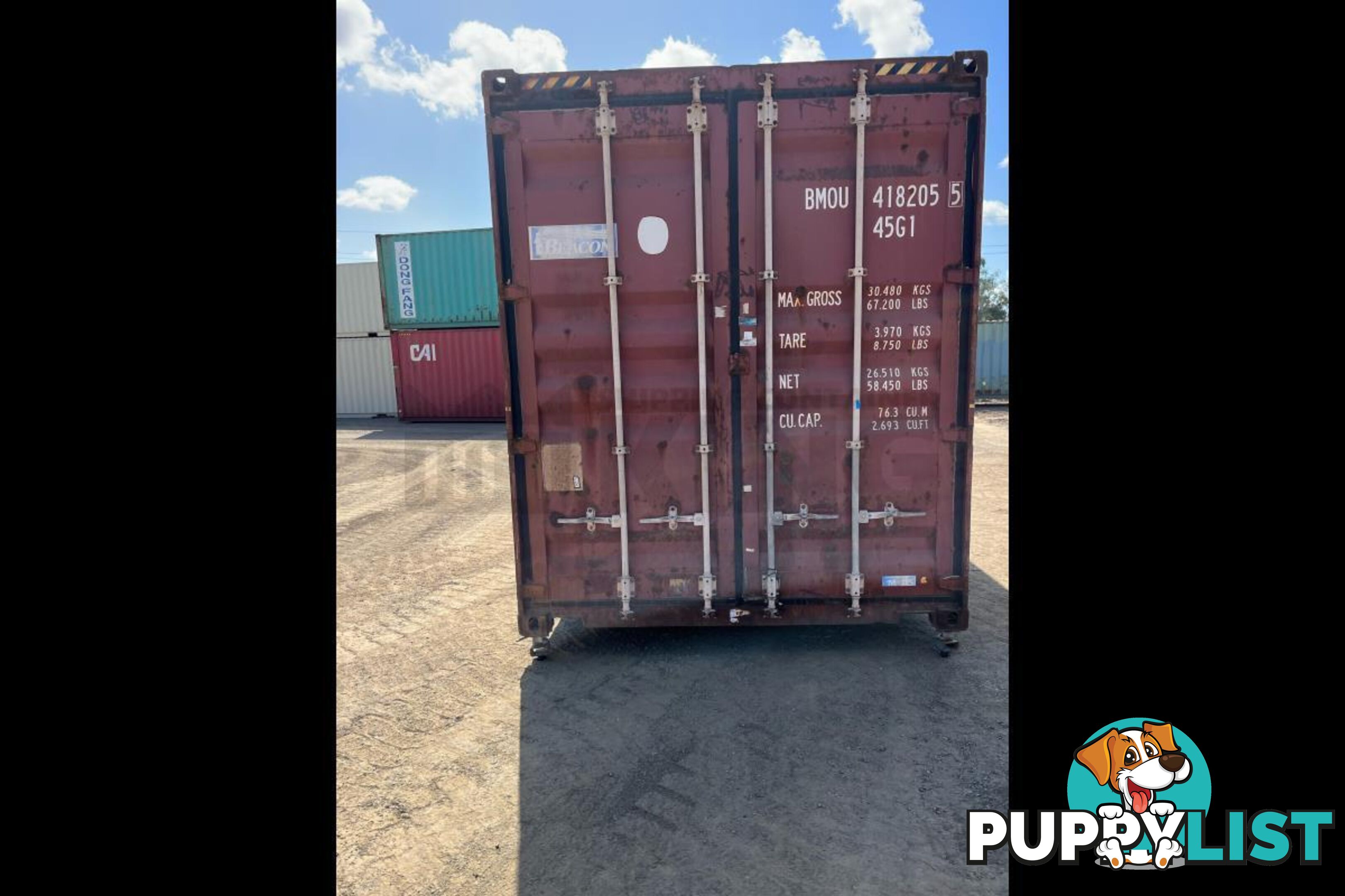 40' HIGH CUBE SHIPPING CONTAINER - in Rockhampton