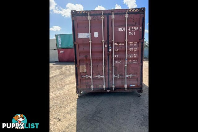 40' HIGH CUBE SHIPPING CONTAINER - in Rockhampton