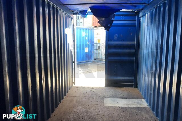 20' HIGH CUBE OPEN TOP SHIPPING CONTAINER (TARP AND BOWS) - in Brisbane