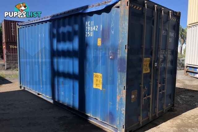 20' HIGH CUBE OPEN TOP SHIPPING CONTAINER (TARP AND BOWS) - in Brisbane