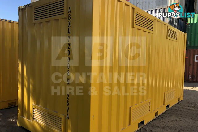 20' HIGH CUBE SIDE OPENING DANGEROUS GOODS SHIPPING CONTAINER - in Brisbane