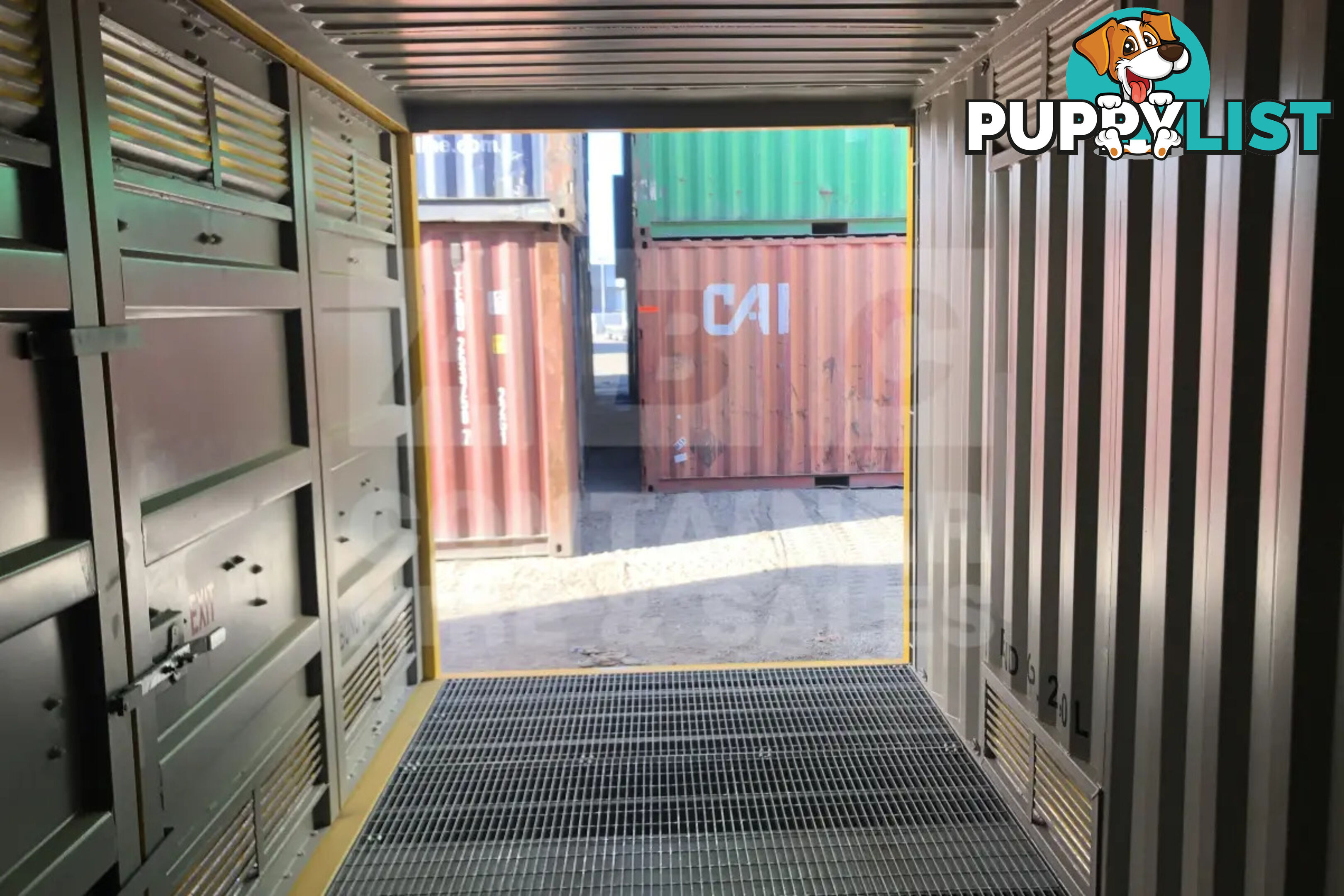 20' HIGH CUBE SIDE OPENING DANGEROUS GOODS SHIPPING CONTAINER - in Brisbane