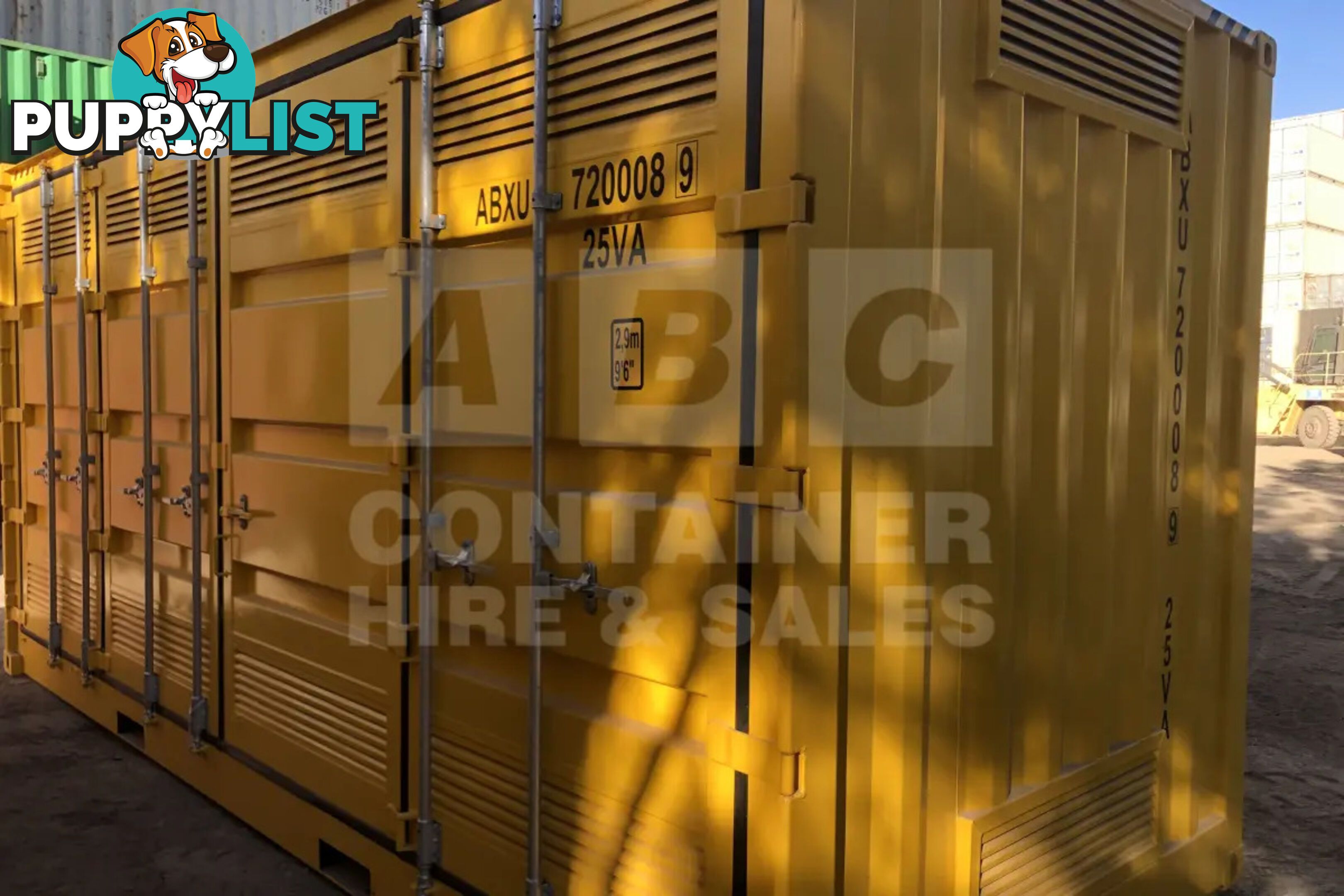 20' HIGH CUBE SIDE OPENING DANGEROUS GOODS SHIPPING CONTAINER - in Brisbane