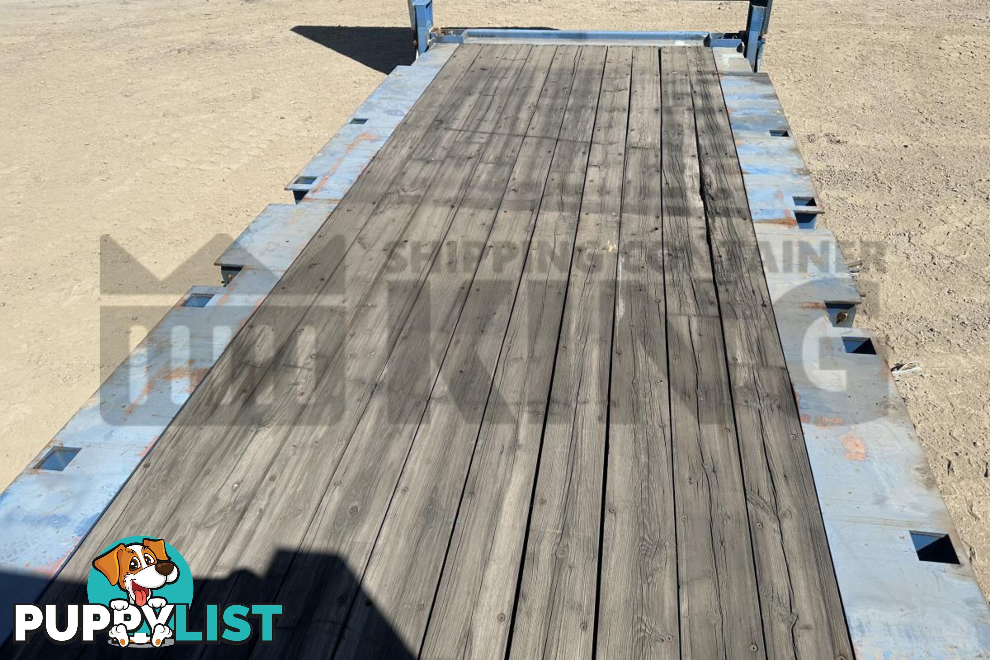 20' FLAT RACK SHIPPING CONTAINER (WITH COLLAPSIBLE ENDS)