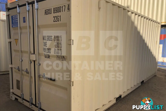 20' STANDARD HEIGHT SHIPPING CONTAINER (STEEL FLOOR)