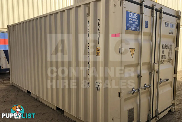 20' STANDARD HEIGHT SHIPPING CONTAINER (STEEL FLOOR)