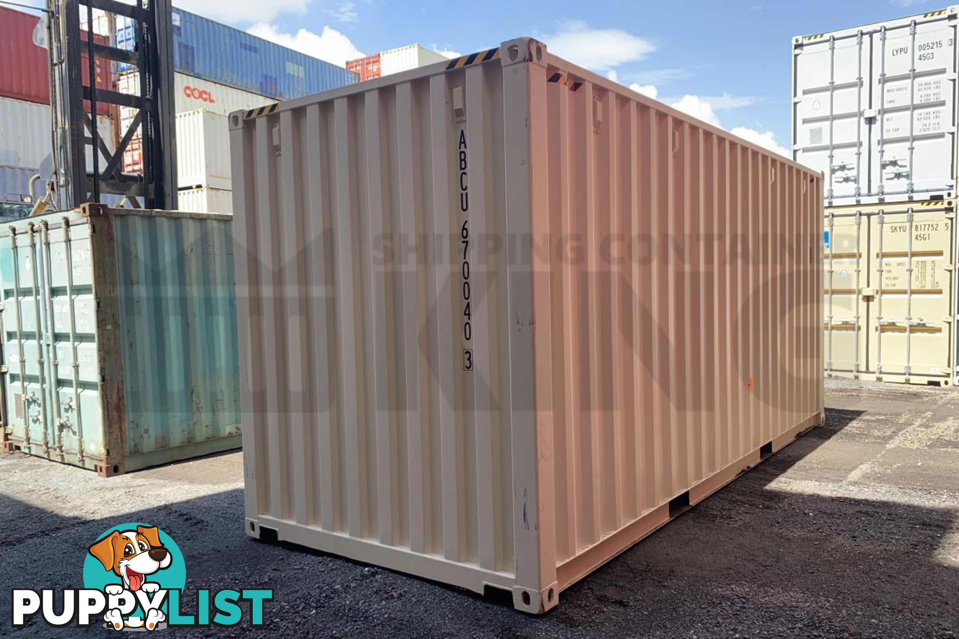 20' HIGH CUBE SHIPPING CONTAINER (STEEL FLOOR) - in Brisbane