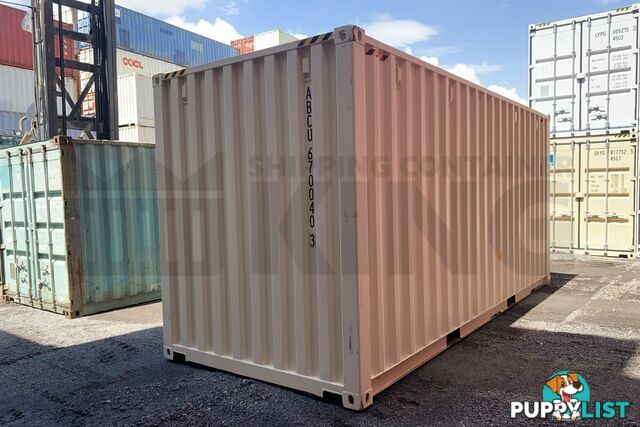 20' HIGH CUBE SHIPPING CONTAINER (STEEL FLOOR) - in Brisbane