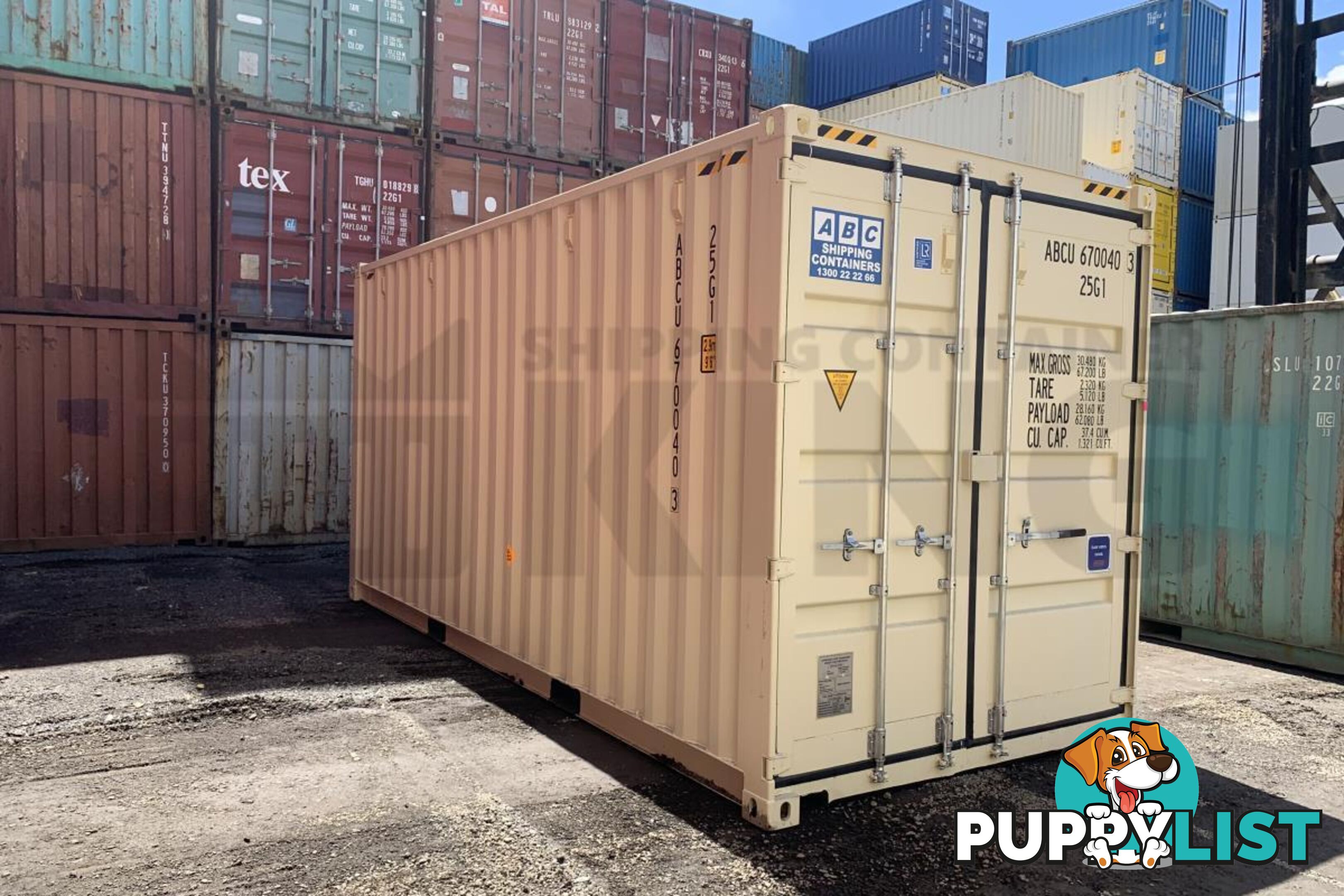 20' HIGH CUBE SHIPPING CONTAINER (STEEL FLOOR) - in Brisbane