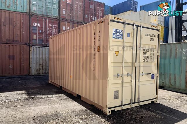 20' HIGH CUBE SHIPPING CONTAINER (STEEL FLOOR) - in Brisbane