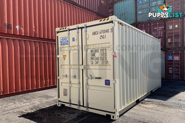 20' HIGH CUBE SHIPPING CONTAINER (STEEL FLOOR) - in Brisbane