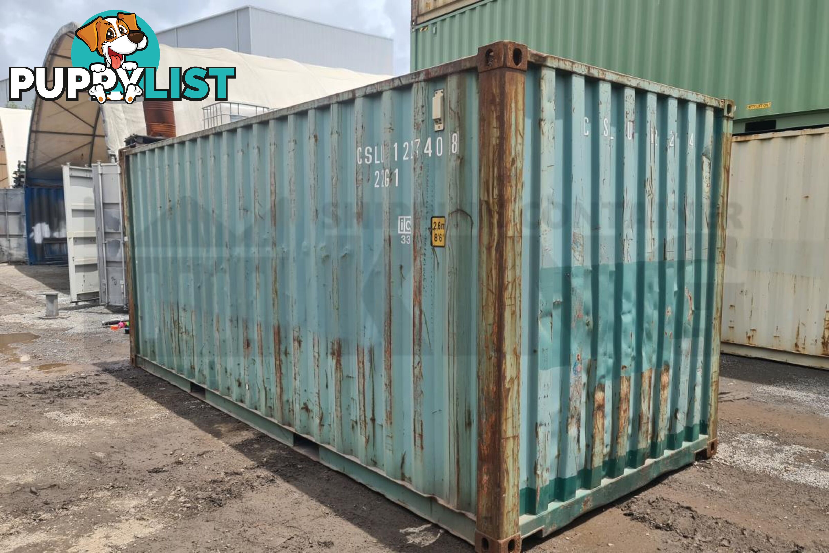 20' STANDARD HEIGHT SHIPPING CONTAINER - in Toowoomba