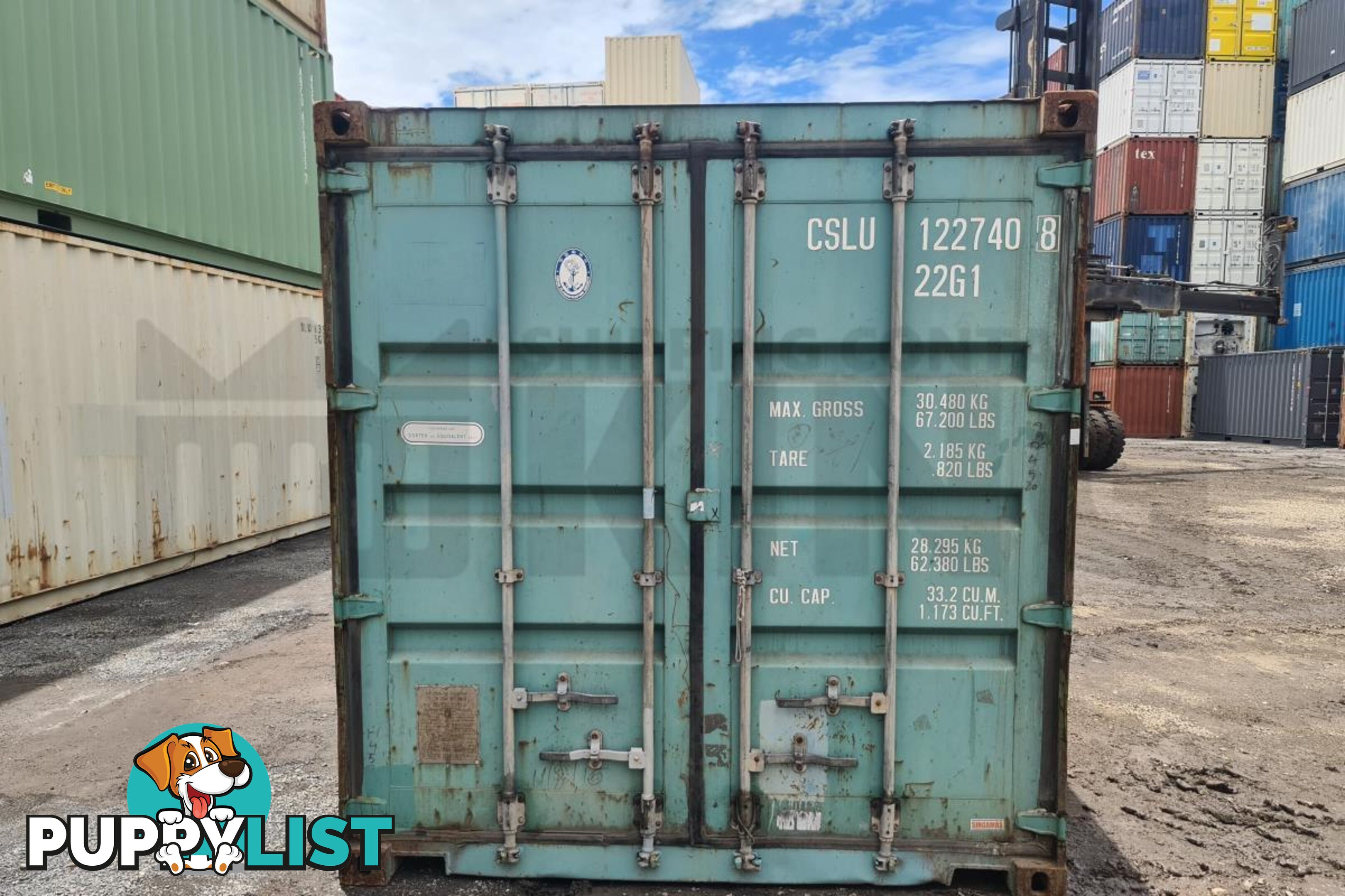 20' STANDARD HEIGHT SHIPPING CONTAINER - in Toowoomba