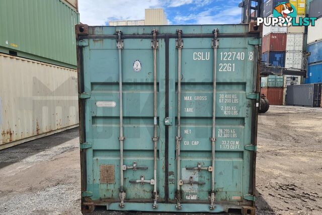 20' STANDARD HEIGHT SHIPPING CONTAINER - in Toowoomba