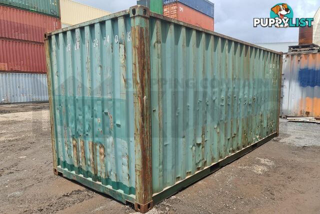 20' STANDARD HEIGHT SHIPPING CONTAINER - in Toowoomba