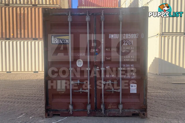 20' STANDARD HEIGHT SHIPPING CONTAINER - in Chinchilla