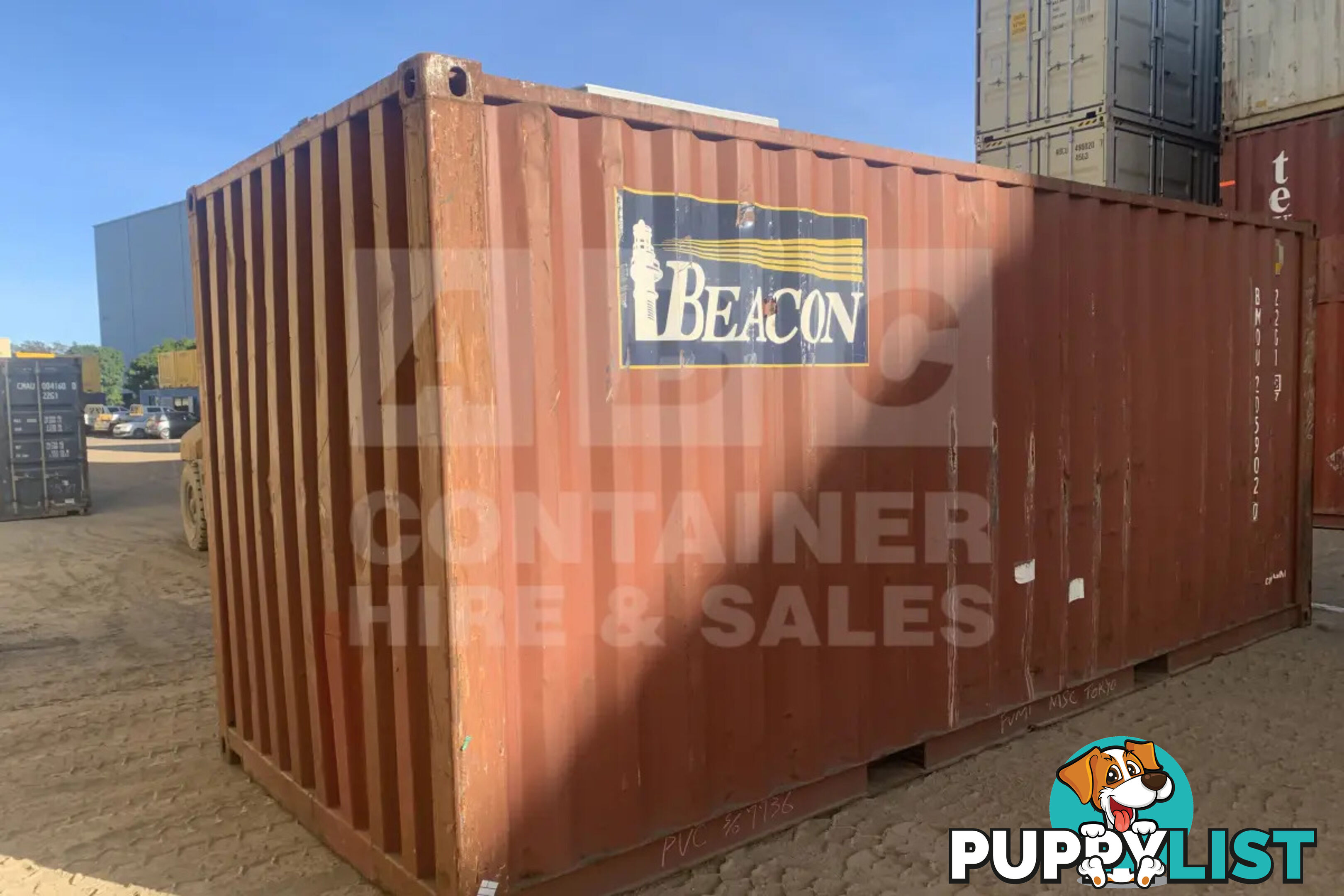 20' STANDARD HEIGHT SHIPPING CONTAINER - in Chinchilla